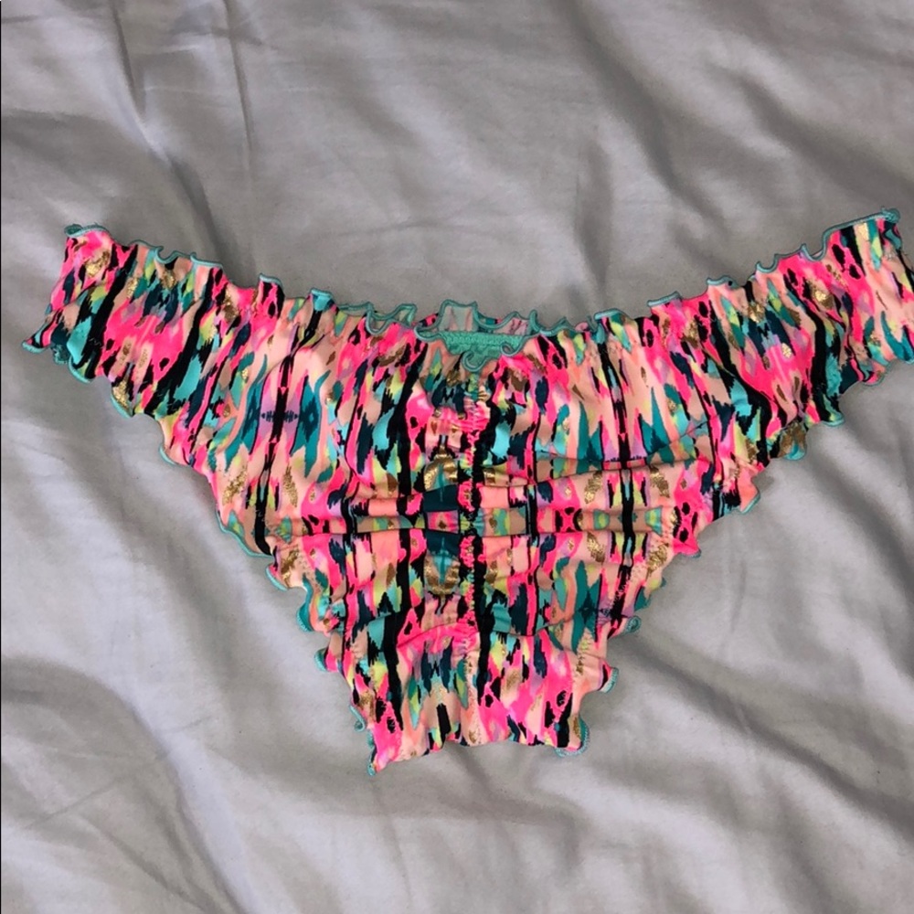 Target Ruffle Cheeky Swim Bottoms - Picture 3 of 4